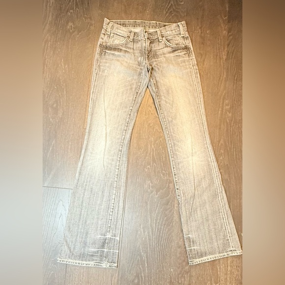 Citizens Of Humanity Gray Flare Wide Leg Jeans Size 27 - Picture 1 of 9